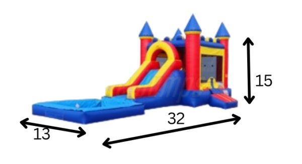 Bounce 2025(4) Red Castle (Water Slide)