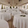 Draping and Pipe and Drape_ Table Centerpieces